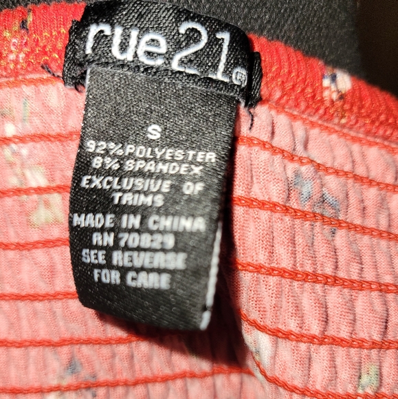 Rue 21 peplum tube top - Picture 3 of 3